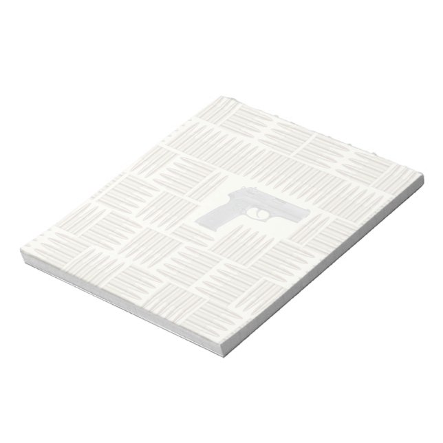 Gun and bullets notepad (Rotated)