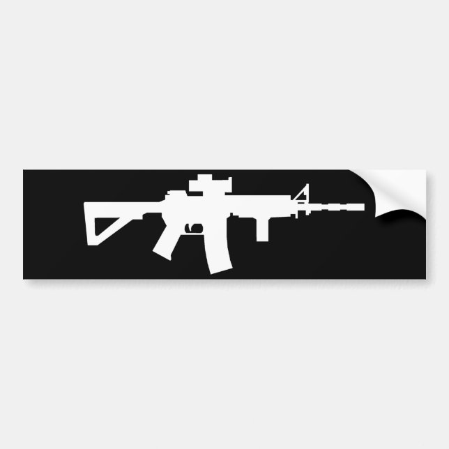 Gun Bumper Sticker (Front)