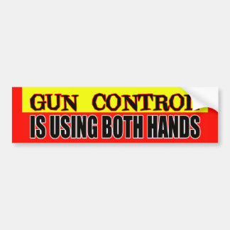 Gun Control Bumper Sticker