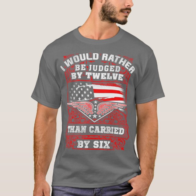 Gun Control Judged By Twelve Tee for Gun (Front)