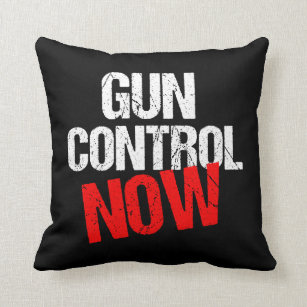 Gun Control Now Throw Pillow