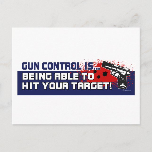 Gun-Control Postcard (Front)