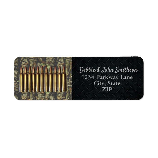 Gun Country Ammo Hunting Return Address Labels (Front)