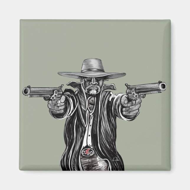 Gun Fighter Magnet (Front)