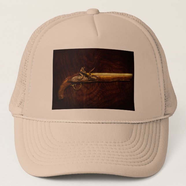 Gun - Flintlock Pistol Trucker Hat (Front)