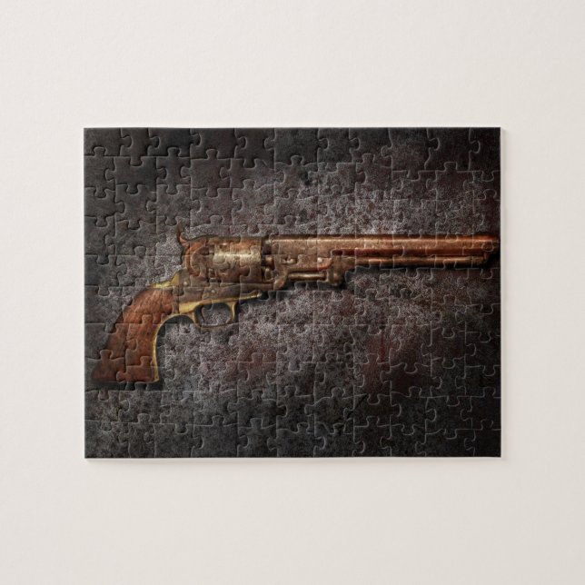 Gun - Model 1851 - 36 Calibre Revolver Jigsaw Puzzle (Horizontal)