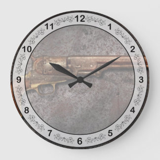Gun - Model 1851 - 36 Calibre Revolver Large Clock