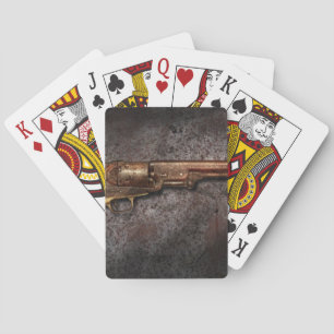 Gun - Model 1851 - 36 Calibre Revolver Playing Cards