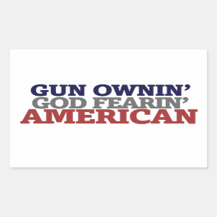 Gun Owner and AMERICAN Sticker