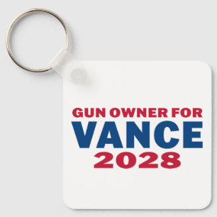Gun Owner for Vance 2028 Keychain