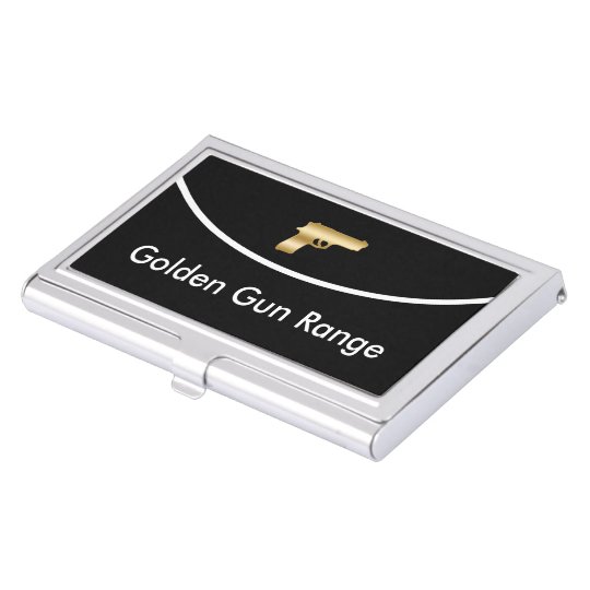 Gun Range Business Card Cases