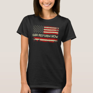 Gun Reform Now Enough End Gun Violence Orange Day  T-Shirt