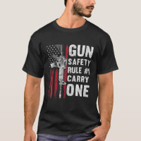 Gun Safety Rule 1 Pro 2nd Amendment AR 15 American