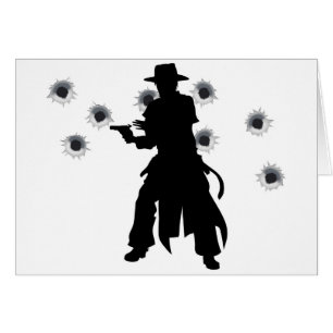 Gun slinger western shoot-out