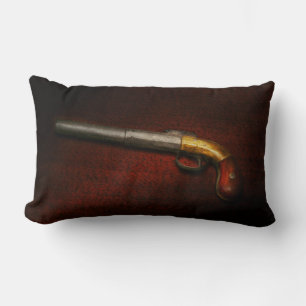 Gun - The shooting iron Lumbar Pillow