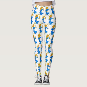 Gun-toting Pin-up Cowgirl Thunder_Cove Leggings