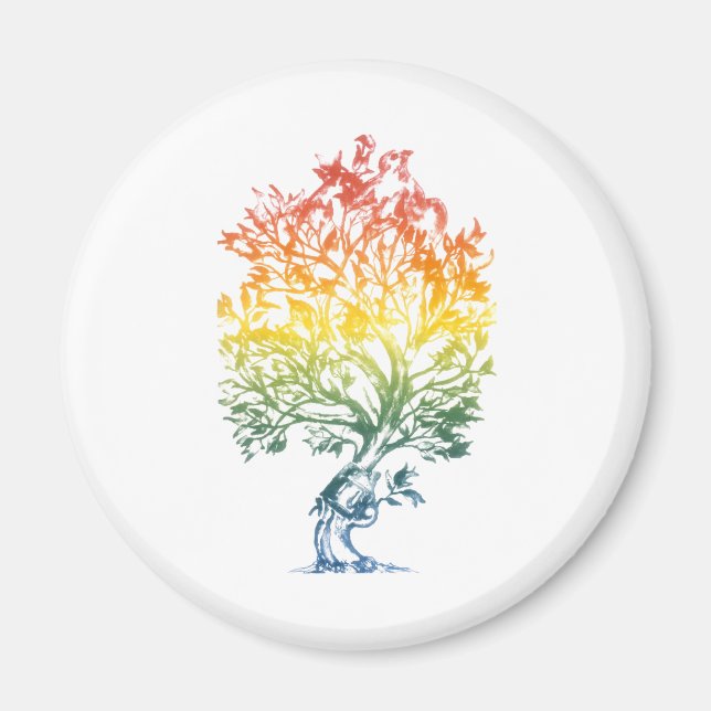 Gun-Tree-Image Magnet (Front)