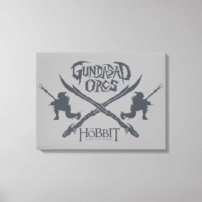 Gundabad Orcs Movie Icon Canvas Print (Front)