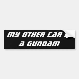 Gundam Bumper Sticker