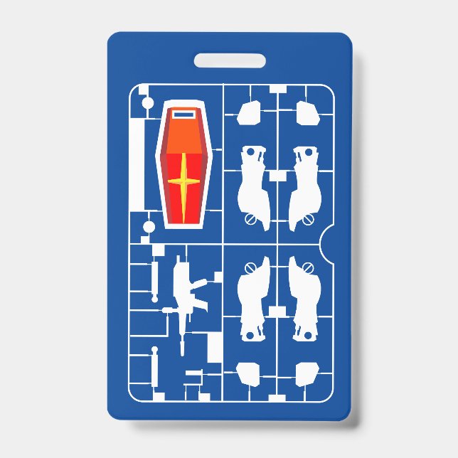 gundam rx 78 amuro ray gunpla builder runner hobby badge (Front)