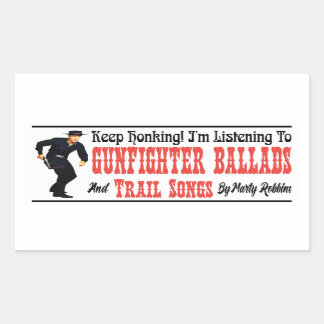 Gunfighter Ballads and Trail Songs Sticker