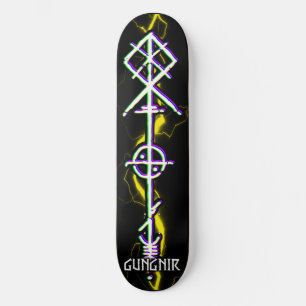 Gungnir Odin Spear White Skateboard