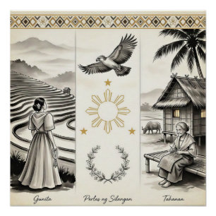 Gunita-Perlas ng Silangan-Tahanan-FilipinoHeritage Poster