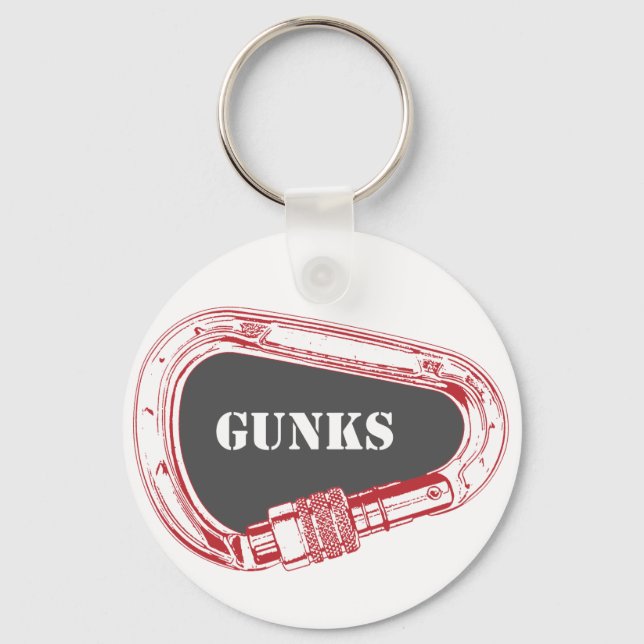Gunks Climbing Carabiner Keychain (Front)