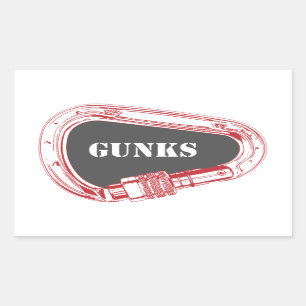 Gunks Climbing Carabiner Sticker