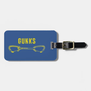 Gunks Climbing Quickdraw Luggage Tag