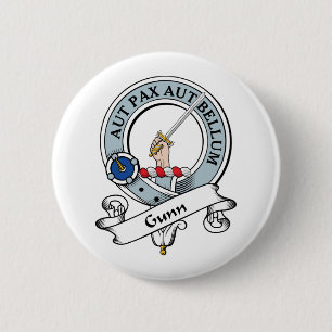 Gunn Clan Badge 2 Inch Round Button