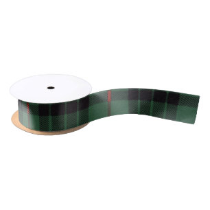 Gunn clan Plaid Scottish tartan Satin Ribbon