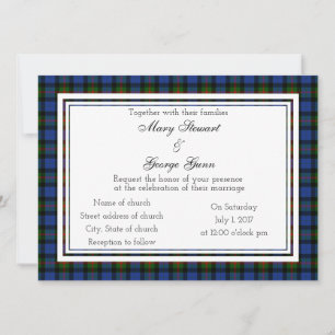 Gunn Scottish Faire-part de mariage