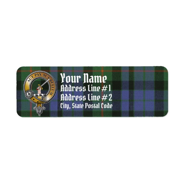 Gunn Tartan & Badge (Front)