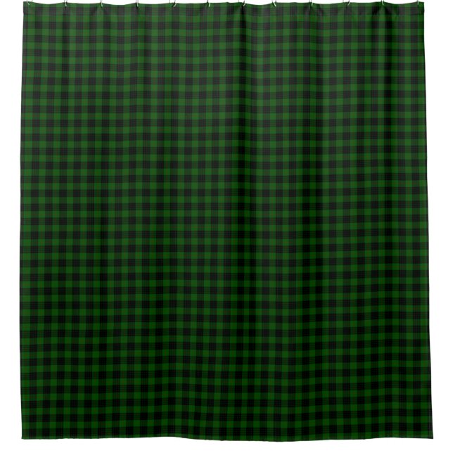 Gunn tartan green black plaid (Front)