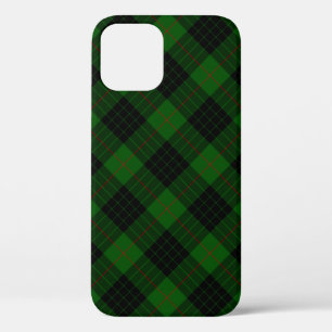 Gunn tartan green black plaid iPhone 12 case