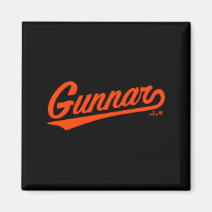 Gunnar Henderson Baltimore Text Baltimore Baseball Magnet