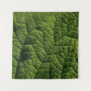 Gunnera leaf green leaf details tapestry