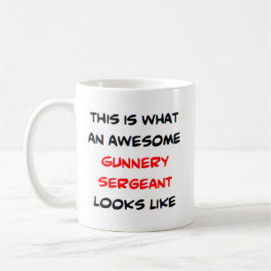 gunnery sergeant, awesome coffee mug