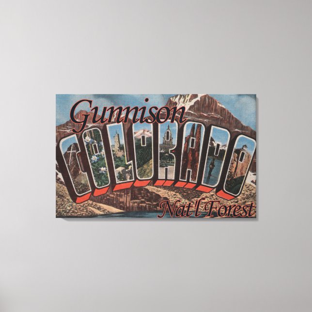Gunnison Nat'l Forest, Colorado Canvas Print (Front)
