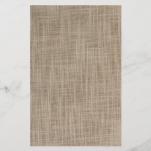 Gunny sack background flyer (Front)