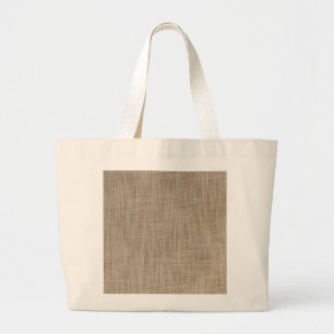 Gunny sack background large tote bag