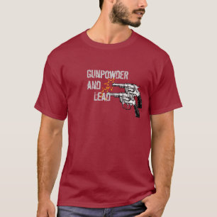 Gunpowder and Lead Revolver Pistol Set T-Shirt