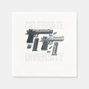 Guns 2nd Amendment Gun Owner Rights Gunnery Artill Napkin