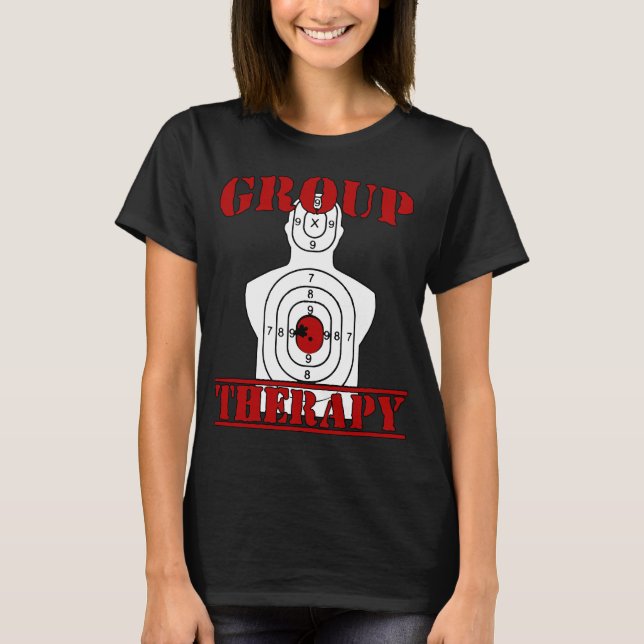 Guns Ammo Shooting Hunting Rifles Target Group Men T-Shirt (Front)