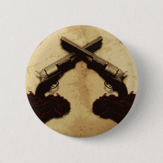 Guns and Roses 2 Inch Round Button