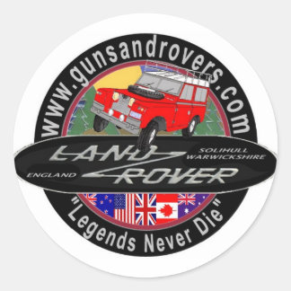 Guns and Rovers Decal Classic Round Sticker