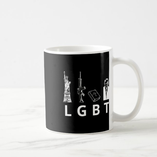 Guns Bible Trump  Coffee Mug (Right)