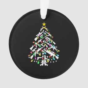 Guns Christmas Tree Ornament