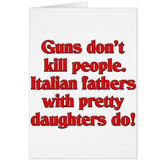 Guns don't kill card